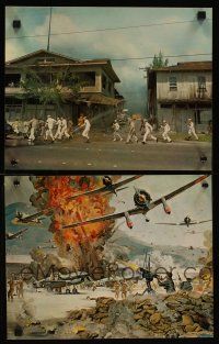 3z142 TORA TORA TORA set of 16 ItalUS set 1 color 11x14 stills '70 Pearl Harbor attack, McCall art!