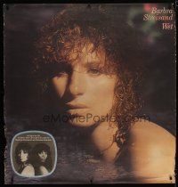 3z153 BARBRA STREISAND 42x44 music poster '79 great close up of Babs, Wet!
