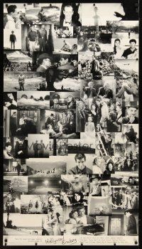 3z157 HOLLYWOOD ENDING advance special 28x50 '02 Woody Allen, final frames from 52 different movies