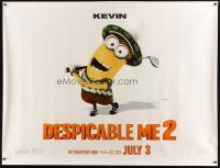 3z181 DESPICABLE ME 2 subway poster '13 wacky image of golfer Kevin from animated family comedy!