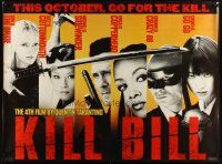3z185 KILL BILL: VOL. 1 subway poster '03 Tarantino, Uma Thurman, Lucy Liu, Michael Madsen & more!