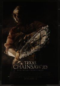 3z018 TEXAS CHAINSAW 3D lenticular teaser 1sh '13 Alexandra Daddario, Yeager, evil wears many faces!