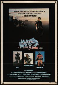 4a018 MAD MAX 2: THE ROAD WARRIOR Aust 1sh '81 George Miller, Mel Gibson returns as Mad Max!