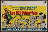 4a598 ONE HUNDRED & ONE DALMATIANS Belgian '61 most classic Walt Disney canine family cartoon!