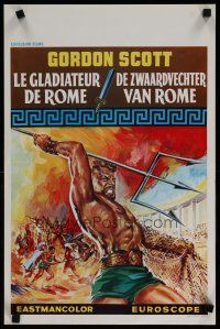 4a568 GLADIATOR OF ROME Belgian R80s Gordon Scott, Il Gladiatore di Roma, sword & sandal action!