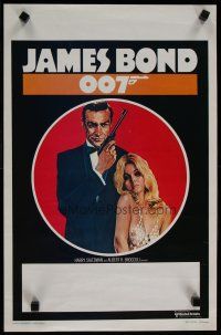 4a575 JAMES BOND 007 FILM FESTIVAL stock Belgian '75 Sean Connery w/sexy girl!