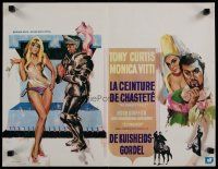 4a596 ON MY WAY TO THE CRUSADES I MET A GIRL WHO Belgian '67 art of sexy Monica Vitti & knight!