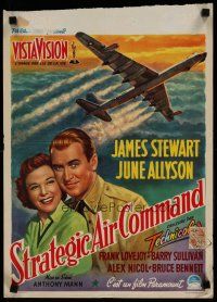 4a620 STRATEGIC AIR COMMAND Belgian '55 military pilot James Stewart, June Allyson, bomber art!