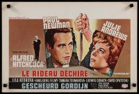 4a624 TORN CURTAIN Belgian '66 Paul Newman, Julie Andrews, Hitchcock tears you apart w/suspense!