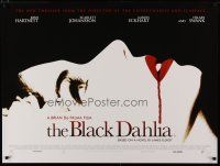 4a455 BLACK DAHLIA British quad '06 directed by Brian De Palma, Josh Hartnett, Scarlett Johansson!