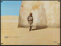 4a507 PHANTOM MENACE teaser DS British quad '99 Star Wars Episode I, Skywalker & Vader shadow!
