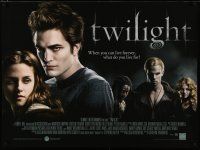 4a520 TWILIGHT DS British quad '08 Kristen Stewart & Robert Pattinson, sparkly vampires!