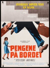 4a368 CASH ON DEMAND Danish '62 Peter Cushing, how to rob a bank and get away with it!