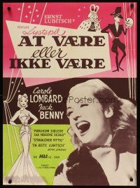 4a439 TO BE OR NOT TO BE Danish R50s Carole Lombard, Jack Benny, directed by Ernst Lubitsch!