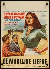 4a008 LURE OF THE SILA Dutch '49 sexy Silvana Mangano is more alluring and dangerous than ever!
