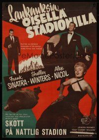 4a056 MEET DANNY WILSON Finnish '51 Frank Sinatra & Shelley Winters, the new dynamite pair!