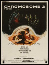 4a116 BROOD French 15x21 '79 David Cronenberg, Oliver Reed, Samantha Eggar, art of monster!