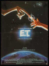 4a119 E.T. THE EXTRA TERRESTRIAL French 15x21 '82 Drew Barrymore, Steven Spielberg classic,Alvin art