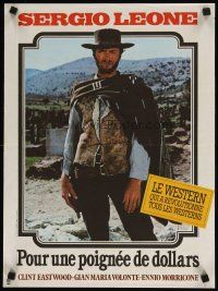 4a121 FISTFUL OF DOLLARS French 15x21 R70s Sergio Leone, classic image of Clint Eastwood!