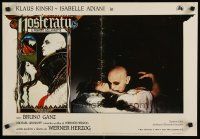 4a329 NOSFERATU THE VAMPYRE Italian photobusta '79 vampire Klaus Kinski feeding, Werner Herzog!