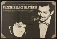4a238 GONE WITH THE WIND Polish 27x38 R79 Erol art of Clark Gable & Vivien Leigh, all-time classic