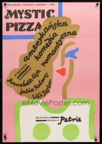 4a254 MYSTIC PIZZA Polish 27x38 '90 cool completely different artwork by Jan Mlodozeniec!