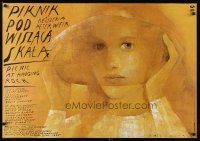 4a259 PICNIC AT HANGING ROCK Polish 27x38 R92 Peter Weir classic about vanishing schoolgirls!
