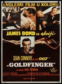 4a160 GOLDFINGER Yugoslavian R70s great images of Sean Connery as James Bond 007!