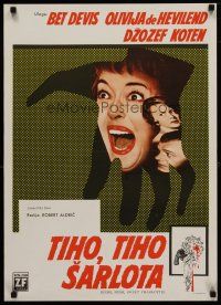 4a164 HUSH...HUSH, SWEET CHARLOTTE Yugoslavian '65 Bette Davis &de Havilland, Robert Aldrich!