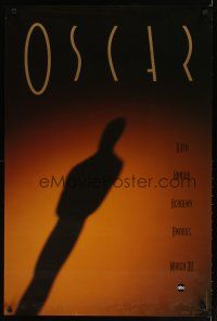 4b016 64TH ANNUAL ACADEMY AWARDS 1sh '92 cool shadowy image of Oscar!