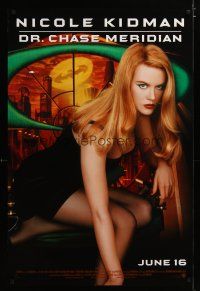 4b070 BATMAN FOREVER advance 1sh '95 sexy Nicole Kidman as Dr. Chase Meridian!