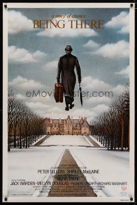 4b085 BEING THERE int'l 1sh '80 Peter Sellers, Shirley MacLaine, directed by Hal Ashby!