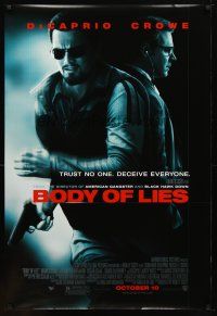 4b109 BODY OF LIES advance DS 1sh '08 Ridley Scott, Leonardo DiCaprio, Russell Crowe!