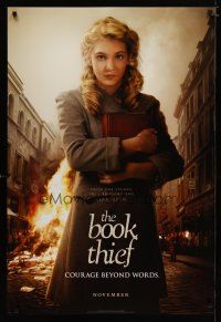 4b110 BOOK THIEF style A teaser DS 1sh '13 Sophie Nelisse, Geoffrey Rush, Heike Makatsch!