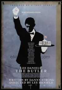 4b128 BUTLER advance DS 1sh '13 cool artwork of Forest Whitaker in title role!