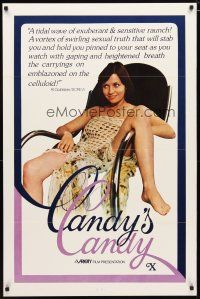 4b137 CANDICE CANDY 1sh '76 Sylvia Bourdon, x-rated, Al Goldstein loved it, Candy's Candy!