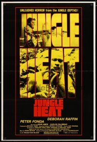 4b190 DANCE OF THE DWARFS 1sh R84 Peter Fonda, Deborah Raffin, unleashed horror, Jungle Heat!