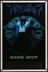 4b193 DARK CITY DS 1sh '97 Rufus Sewell, Kiefer Sutherland, Jennifer Connelly, William Hurt!