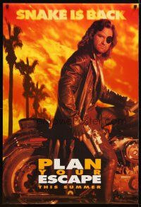 4b242 ESCAPE FROM L.A. teaser DS 1sh '96 John Carpenter, Kurt Russell is back as Snake Plissken!