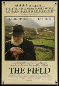 4b260 FIELD 1sh '90 Jim Sheridan directed, cool image of Richard Harris & landscape!