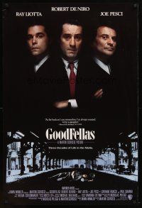 4b332 GOODFELLAS int'l 1sh '90 Robert De Niro, Joe Pesci, Ray Liotta, Martin Scorsese classic!