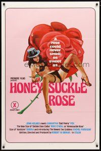 4b398 HONEYSUCKLE ROSE 1sh '79 Roberta Findlay directed, super-sexy artwork of Rikki O'Neal!