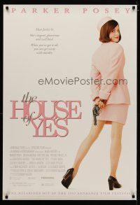4b405 HOUSE OF YES 1sh '97 sexy Parker Posey as Jackie O. w/Magnum revolver!