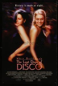 4b483 LAST DAYS OF DISCO int'l DS 1sh '98 sexy Chloe Sevigny, Kate Beckinsale, Chris Eigeman
