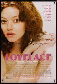 4b521 LOVELACE advance DS 1sh '13 pretty Amanda Seyfried in title role as Linda Lovelace!