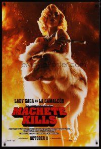 4b524 MACHETE KILLS teaser DS 1sh '13 image of sexy Lady Gaga as La Camaleon!