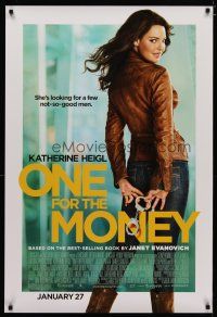 4b594 ONE FOR THE MONEY advance DS 1sh '12 sexy Katherine Heigl w/handcuffs!