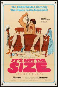 4b614 PERCY'S PROGRESS 1sh R82 Elke Sommer, It's Not the Size That Counts, cool wacky sexy art!