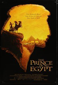 4b637 PRINCE OF EGYPT 1sh '98 Dreamworks cartoon, image of Moses on chariot overlooking city!