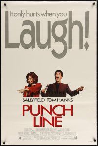4b643 PUNCHLINE 1sh '87 Sally Field, Tom Hanks, John Goodman, stand-up comedy!